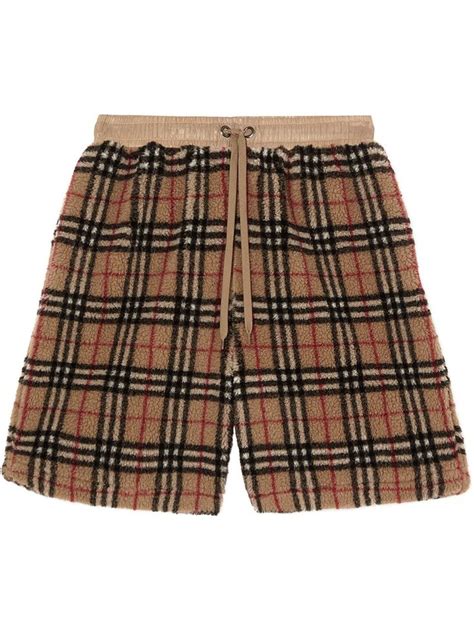 burberry fleece shorts|Burberry shorts in black.